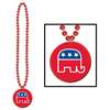 REPUBLICAN PARTY BEADS