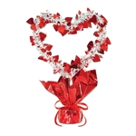 Heart Heart Gleam'n Shape Centerpiece - Red