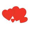 RED HEART CUTOUT - 12 inch