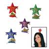 HAPPY NEW YEAR STAR HAIR CLIPS