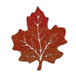 Maple Leaves 5 Inch Glittered Cutouts