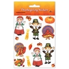 Pilgrim And Turkey Stickers-Plus-Pack