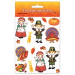 Pilgrim And Turkey Stickers-Plus-Pack