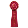 2nd Place Deluxe Party Rosettes