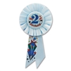 IM 2 YEARS OLD TODAY BLUE ROSETTE RIBBON