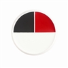 Character Wheel - Red  White  And Black