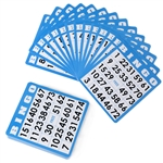 Blue Bingo Cards - 50 Count