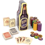 Beers & Blufs Poker Chip Tin