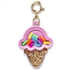 Gold Ice Cream Cone Shaker Charm It Charm