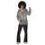 DISCO SHIRT WITH WIG EXTRA LARGE ADULT COSTUME