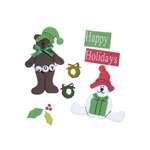 FOAMIES CHRISTMAS BEARS 3-D STICKERS