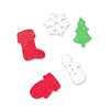 FOAMIES CHRISTMAS GLITTER STICKERS