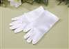 White Satin Children'S Gloves