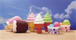Ice Cream Asst. Erasers