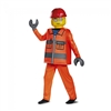 Lego Construction Minifigure Deluxe Kids Costume - Medium
