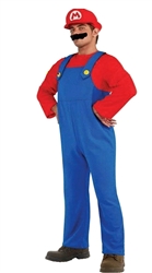 Super Mario Brothers Mario Adult Costume - XL