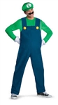 Luigi Super Mario Brothers Adult XL Costume