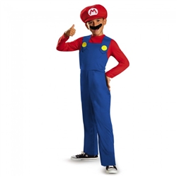 Super Mario Brothers Mario Classic Kids Costume - Medium