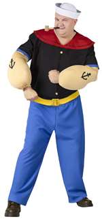 Popeye Adult Plus Size Costume