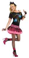 80'S POP PARTY WOMEN'S COSTUME - MEDIUM/LARGE