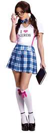 I LOVE NERDS ADULT COSTUME - MEDIUM/LARGE