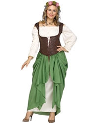 WENCH PLUS SIZE ADULT COSTUME