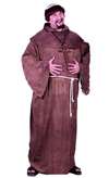 MONK WITH WIG ADULT COSTUME - PLUS SIZE