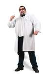 LAB COAT ADULT COSTUME - PLUS SIZE