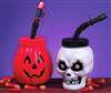 Pumpkin Or Skull Drink Container