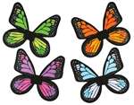 Butterfly Wings Child Satin