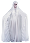 White Hooded Cape - 68 inches