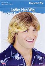 LADIES MAN WIG BLONDE