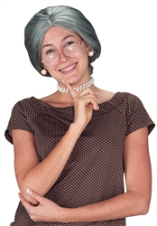 GREY GRANNY WIG