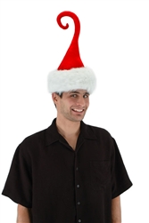 Curly Q Santa Hat