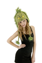 Grinch Deluxe Hoodie Hat