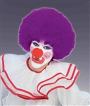 Clown Afro Wig - Purple