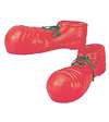 CHILD'S PLASTIC CLOWN SHOES - RED