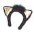 CAT EARS WITH GOLD LAME'