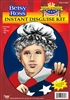BETSY ROSS HAT  WIG  AND FLAG SET