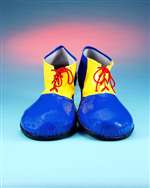 DELUXE VINYL BLUE/YELLOW CLOWN SHOES