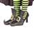 WITCH SHOE COVERS - GOLD