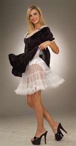 CRINOLINE SKIRT LINER - ADULT - WHITE