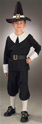 Pilgrim Boy Medium 8-10 Kids Costume