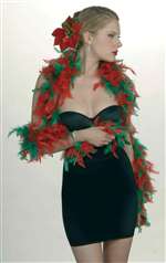 Christmas Boa Red And Green