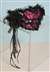 PINK WITH BLACK LACE HALF MASK