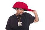 Red Oversize Hip Hop Hat