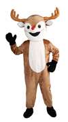 Deluxe Reindeer Mascot Adult Costume