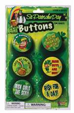 St Pat's Mini Buttons 6 pack