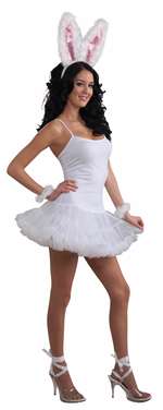 WHITE PETTICOAT DRESS