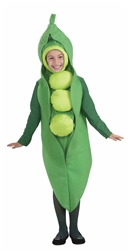 Peas Foodie Child Small Costume